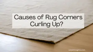 causes of rug corners curling up