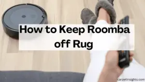 How to keep roomba off rug or carpet